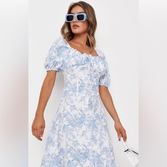 Missguided Dresses & Skirts - 🎁 NWT Missguided (sold by ASOS) Toile Milkmaid dress Size 14​​